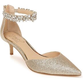 Jewel Badgley Mischka Robles Crystal Embellished Kitten Heel