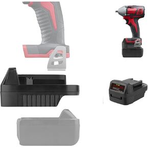 Adapter for Makita 18V Battery Convert to for Milwaukee M-18, Use for Milwauke M18 18V Cordless Power Tools(MT18ML Adapter Only)