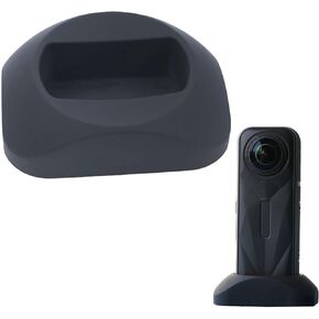 PCTC Silicone Non-Slip Desktop Mount for Insta360 X5 ONE X5 X4, Lightweight and Compact, X4 X5 Accessories (Silicone Black)