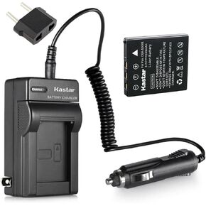 Kastar Battery 1-Pack and Charger Kit Replacement for Pentax D-Li8 D-Li85 and PENTAX Optio A10 A20 A30 A36 A40 E65 L20, Optio S S4 S4i S5iS5n S5z S6 S7 SV SVi, Optio T10 T20, Optio W10 W20 WP WPi, Optio X Camera