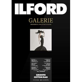 ILFORD GALERIE Prestige Smooth Cotton Rag 310gsm A4-210mm x 297mm 25 Sheets