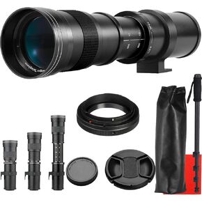 420-800mm f/8.3 Manual Telephoto Zoom Lens for Olympus OM-D,E-M1,E-M5,E-M10,Pen-F,E-PL8,E-PL7,E-P5,E-PL5,E-PM2,E-P1,P2,PL1,PL1s,PL2 Micro Four Thirds Digital Cameras