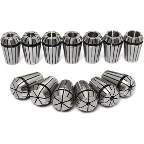 collet, 1 Pcs ER25 1-16MM 1/4 6.35 1/8 3.175 1/2 12.7 Spring Collet High Precision Collet Set For Engraving Machine Lathe Mill Tool(16MM)