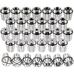 Collet ، Collet Chuck Set ER8 ER16 ER20 ER25 ER32 ER40 SPRING COLLET STELT TO MILLING MACHENT MACHINE SET (16PCS ER25)