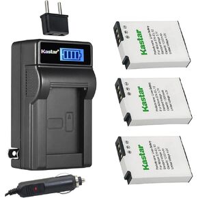 Kastar 4-Pack EN-EL12 Battery and LCD AC Charger Compatible with Nikon Coolpix S9300, Coolpix S9400, Coolpix S9500, Coolpix S9600, Coolpix S9700, Coolpix S9700s, Coolpix S9900, Coolpix S9900s Cameras