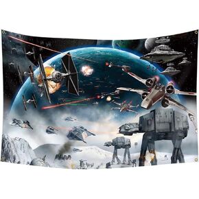 4x6ft الفضاء الخارجي خلفية Galaxy Wars خلفيات الصور الأولاد لحفلات الحفلات السود