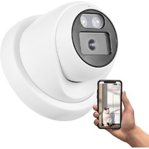 Andoer 8 MP POE IP Camera Security Monitor Infrared Night Vision Camera 2.8 mm Wide Angle Lens Indoor and Outdoor Surveillance Camera