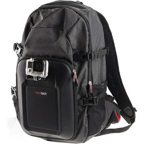 Navitech Action Camera Backpack & 30-in-1 Accessory Combo Kit with Integrated Chest Strap - Compatible with SJCAM SJ6 Legend Air Action Camera