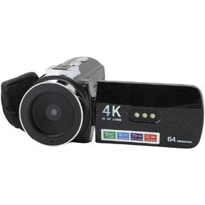 Yosoo 4K Video 64MP Digital Recorder LED Fill Light WiFi for Photography