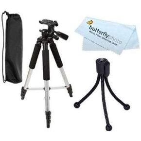 Digital Concepts TR60N 57 Inch Tripod Exclusive for Canon POWERSHOT G7 G9 G10 G11 G12 PRO1 A650 A640 S5 is S3 is S90 is SX10 is SX1 is SX20 SX120 is A570 A590 E1 Includes Free Mini Tripod & Free Case