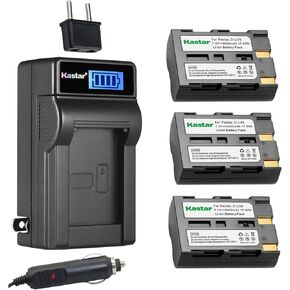 Kastar D-LI50 LCD AC Battery Charger Compatible with Pentax D-Li50 Battery, Pentax D-BC50 Charger, PENTAX K10, K10D, K10D GP, K10D Grand Prix, K20D Digital Cameras