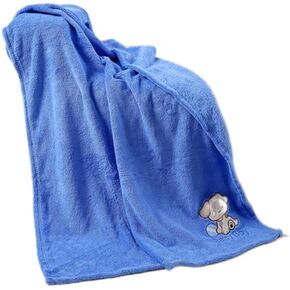 Noble House Baby Receiving Blanket, Soft Plush Cozy Adorable Design, 30"x40" (Teddy Bear Pink)