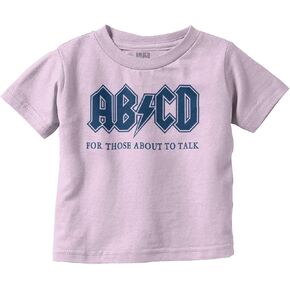 ABCD Lightning Bolt Lil Rocker Music Toddler Boy Girl T Shirt