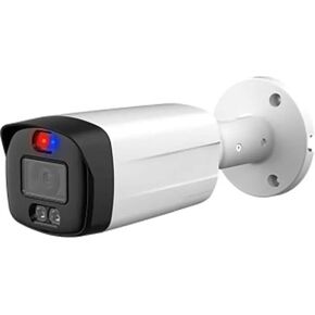 OEM 5MP Full-Color Active Deterrence Analog Bullet Camera for Dahua HAC-ME1509TH-A-PV, 2.8mm Fixed Lens Built-in Mic 131ft Siren and Alarm Security Camera, BNC Connection