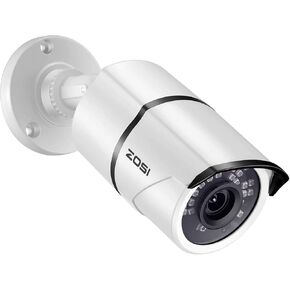 ZOSI 5.0MP TVI Security Camera-Super HD Bullet Waterproof CCTV BNC Camera for Home Office Security System (Renewed)
