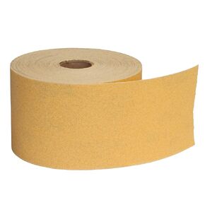 ورق الصنفرة Norton ، لفة ورق الصنفرة Gold Reserve PSA ، P180 Fine Grit Sand Paper ، 25 ياردة ، حزمة من 1 لفائف