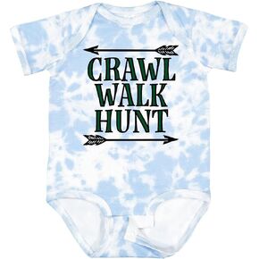 inktastic Bow Hunting Crawl Walk Hunt Baby Bodysuit