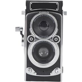 Vintage Miniature Digital Camera, 12MP Autofocus, 1080P FHD Video, Portable TLR Style Digital Camera with 1.54 inch HD Screen, 1200mAh Battery, Suitable for Teens Adults Kids