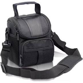 Camera Bag Waterproof Case Shoulder Bag Light and Nylon Construction Black (Color : Black Size : 19x15x13 cm)