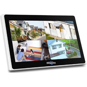 Hiseeu Mini 10inch Wireless Camera NVR ، All-in-One NVR فقط كاميرات أمان لاسلكية متوافقة ، على مدار 24/7 ساعات