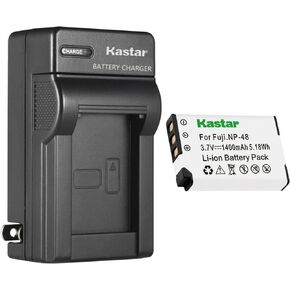 Kastar 3-Pack Battery and AC Wall Charger Replacement for Fujifilm NP-48 FNP-48 NP48 FNP48 Battery, Fujifilm XQ1 Digital Camera, Fujifilm XQ2 Digital Camera