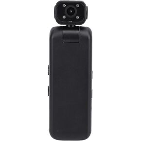 Yoidesu Handheld Action Camera, 355° Rotatable 2K HD Enabled Camcorder for Filming Travel Vlog Video, with Mic Clip, Handheld Camcorder, Anti Shaking Diving Camera