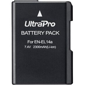 UltraPro EN-EL14 / EN-EL14A / EN-EL14A+ High-Capacity Replacement Battery for Select Nikon Digital Cameras
