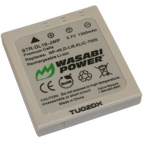Wasabi Power Battery for Fujifilm NP-40, NP-40N and Fuji FinePix F402, F403, F420, F455, F460, F470, F480, F610, F650, F700, F710, F810, F811, J50, V10, Z1, Z2, Z3, Z5fd