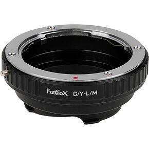 Fotodiox Lens Mount Adapter, Contax/Yashica (Also Known as c/y cy Lens) Lens to Leica M Adapter, fits Leica M-Monochrome, M8.2, M9, M9-P, M10 and Ricoh GXR Mount A12