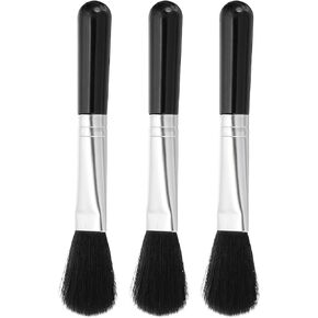 PATIKIL Camera Dusting Brush, Multifunction Cleaning Brush Keyboard Lens Pen Screen Lens Cleaner for Vinyl Records, LP Scan, SLR & Computer Screens,3 Pcs Black