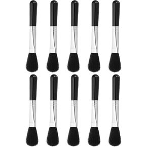 PATIKIL Camera Dusting Brush, Multifunction Cleaning Brush Keyboard Lens Pen Screen Lens Cleaner for Vinyl Records, LP Scan, SLR & Computer Screens,10 Pcs Black
