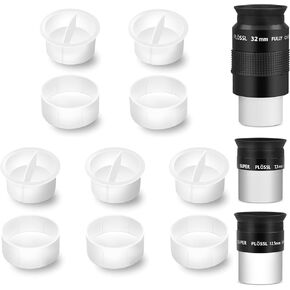 Astromania 1.25 Inch 7.5mm 12.5mm 32mm Eyepiece Set - Bundle with - 1.25" Dust Caps Set