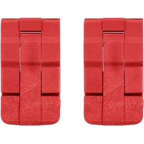 2 Red Replacement latches for Pelican 1500, 1510, 1520, 1550, 1560, 1600, 1610 Sizes.