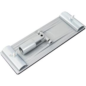 No-Flip Drywall Sander Head with Quick Release Clips and Universal Coarse Thread Wall Ceiling Sander, Fits for Standard Painter's Poles and Extension Handles, Female Threaded Port