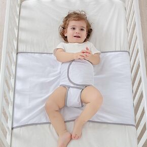 Baby Swaddles - Fixed Swaddles Blanket Cotton Detachable Multifunctional Soothe Anti Falling Anti Rolled Over Belly Band for Sleep