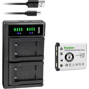 Kastar LTD2 USB Battery Charger Compatible with Panasonic Attune 3020, Attune 3050, Attune I, Attune II, Attune II HD3, WX-CH455, WX-SB100, WX-ST100 Drive-Thru Communication System Headset