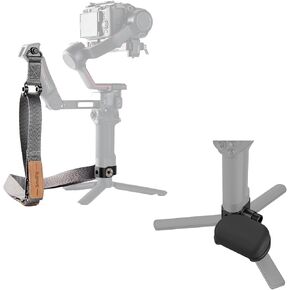 SmallRig RS3 RS2 Weight-Reducing Shoulder Strap Compatible with Sling Handle for DJI + Wrist Support for DJI RS 4/RS 4 Pro/RS 3/RS 3 Pro/RS 2