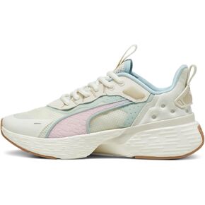 PUMA - Womens Softride Sway Shoes, Color Alpine Snow/Turquoise Surf/Whisp of Pink, Size: 7.5 M US