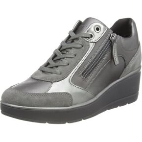 Geox Women's Hi Top Lace Up Trainer
