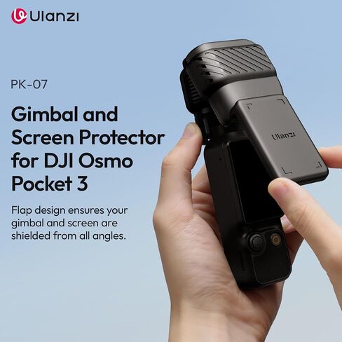 ULANZI PK-07 CASE COSTERSTION COVER COPTERTOR CAP FOR DJI OSMO POCKE 3 Accessories Cover Cover Cover Cover ، Pocket 3 GIMBAL COVER in Saudi Arabia
