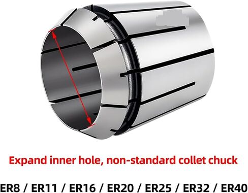 collet, ER8 ER11 ER16 ER20 ER25 ER32 ER40 ER Spring Collet Chuck Clamping tool Drill Collets chuck CNC Milling Lathe Tool Milling Cutter(ER40-29mm) in Saudi Arabia