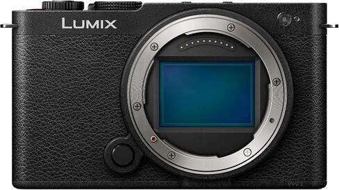 كاميرا Panasonic Lumix S9 بدون مرآة ، إطار كامل 24.2 ميجابكسل مع طور هجينة AF ، Active I.S. التكنولوجيا - DC -S9bodyk (أسود) (متجدد) in Saudi Arabia