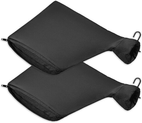 2Pcs Dust Bag for Miter Saw Black Dust Collector with Zipper Adjustable Bracket and Wired Stand Dust Bag for 255 Model Belt Sander Parts Diagonal Saw Miter Saw Accessories in Saudi Arabia