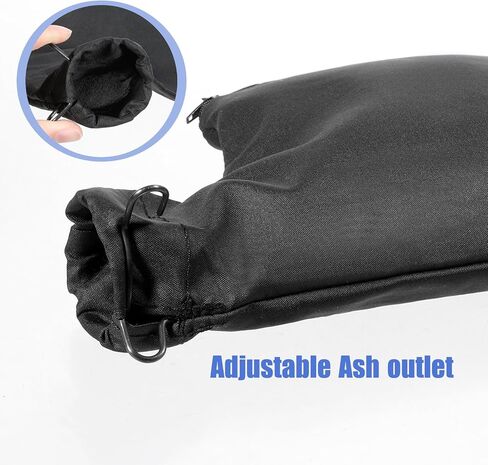 2Pcs Dust Bag for Miter Saw Black Dust Collector with Zipper Adjustable Bracket and Wired Stand Dust Bag for 255 Model Belt Sander Parts Diagonal Saw Miter Saw Accessories in Saudi Arabia