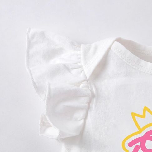 Baby Girls 1st Birthday Outfits Short Sleeve Romper Tutu Skirt Sets with Headband One Year Old Girl Clothes in Saudi Arabia