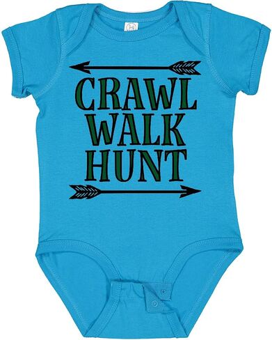 inktastic Bow Hunting Crawl Walk Hunt Baby Bodysuit in Saudi Arabia