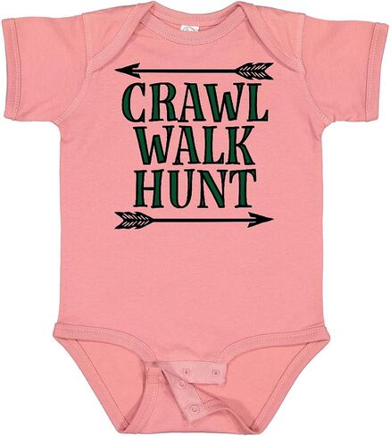 inktastic Bow Hunting Crawl Walk Hunt Baby Bodysuit in Saudi Arabia