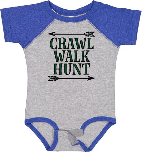 inktastic Bow Hunting Crawl Walk Hunt Baby Bodysuit in Saudi Arabia