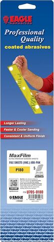 Maxfilm Ultra Premium File Sheets Job-Pak ، 70x402mm ، P180 ، متعدد الفتحات ، الخطاف والحلقة ، 5 أوراق in Kuwait