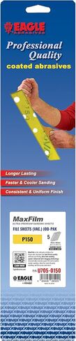 Maxfilm Ultra Premium File Sheets Job-Pak ، 70x402mm ، P180 ، متعدد الفتحات ، الخطاف والحلقة ، 5 أوراق in Kuwait
